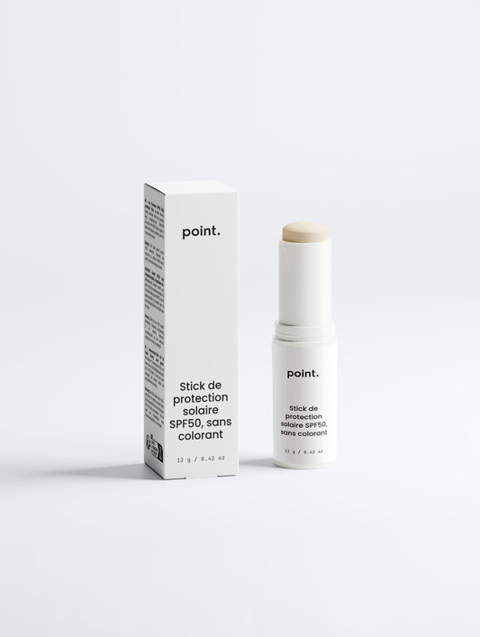 Stick de protection solaire SPF50, sans colorant