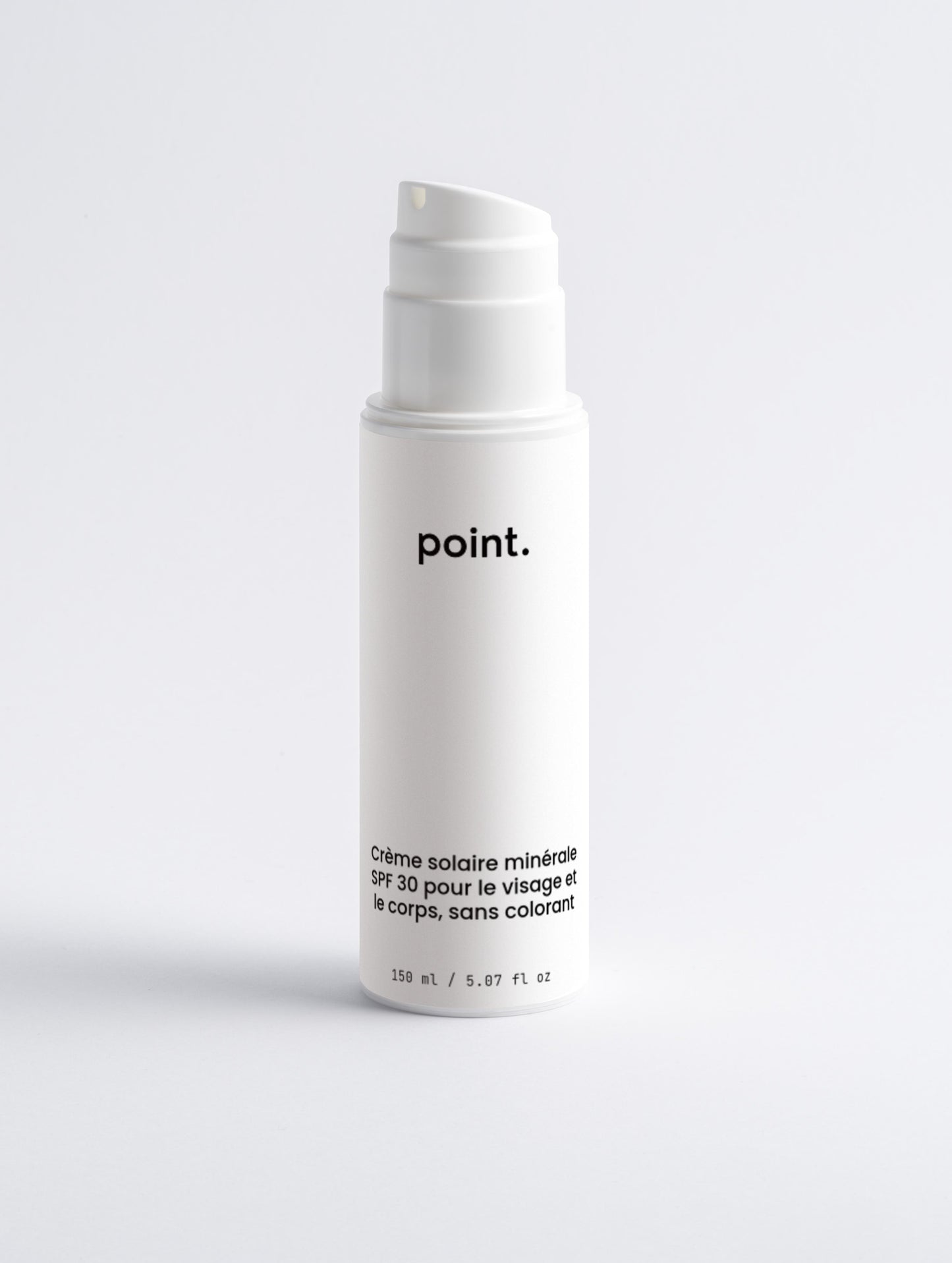 Crème solaire minérale SPF 30 pour le visage et le corps, sans colorant